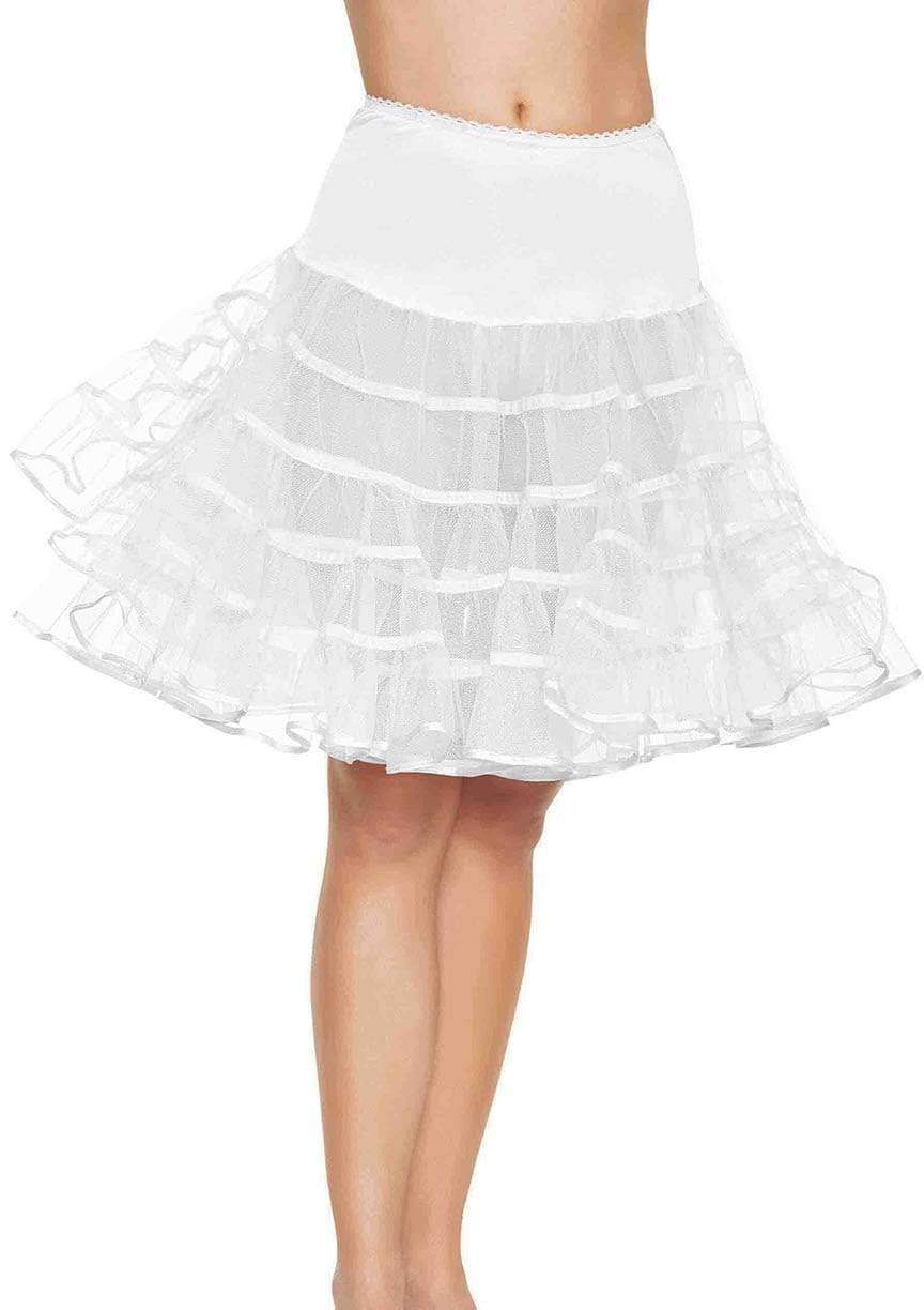Knee Length Petticoat Skirt