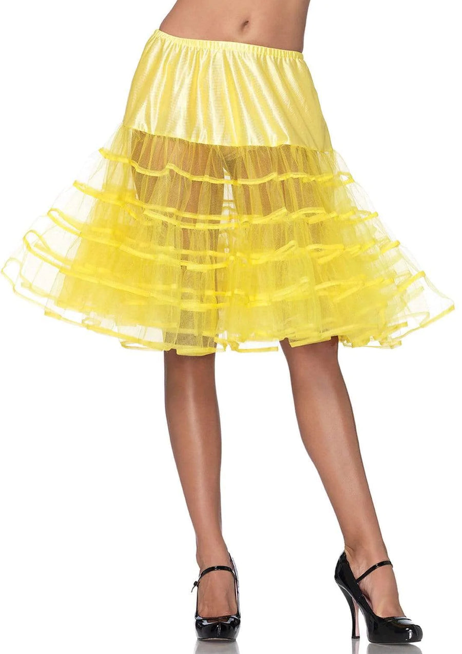 Knee Length Petticoat Skirt