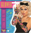 80's Floral Lace Gloves