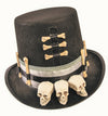 Top Hat With Skulls & Bones