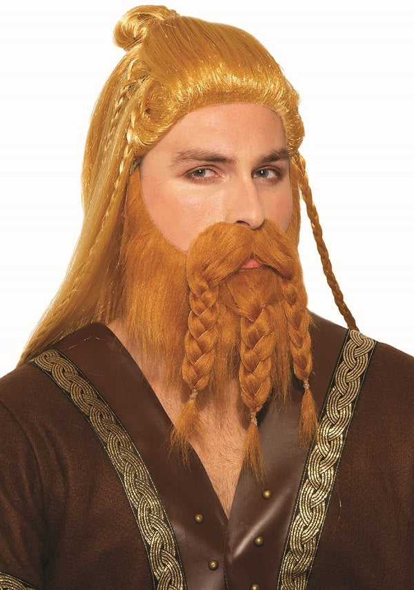 Viking Wig and Beard Blonde