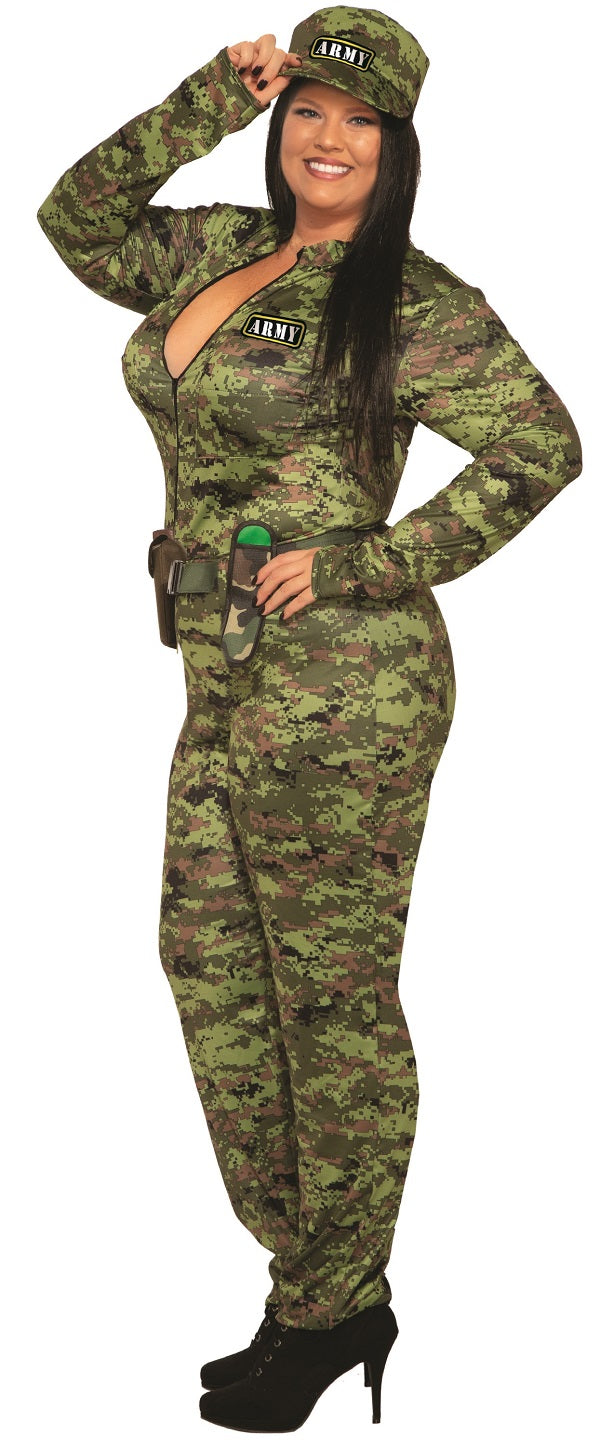 Sexy Army Plus Size