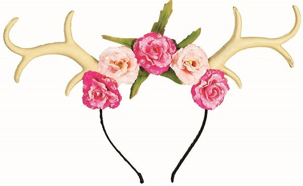 Antlers with Flower