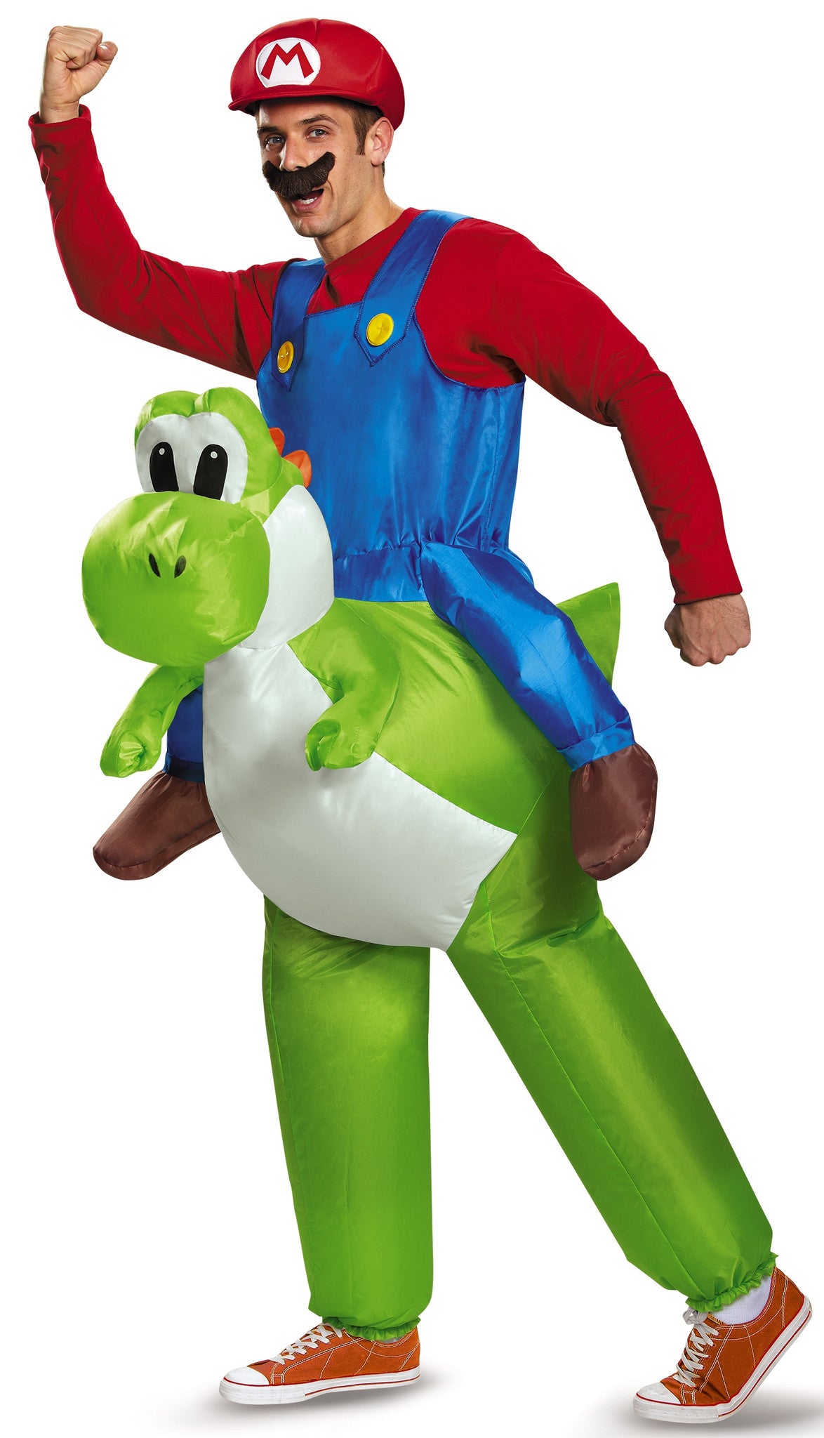 Super Mario Riding Yoshi