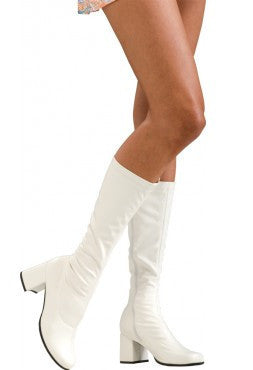 White Go-Go Shoes