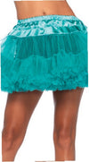 Layered Tulle Petticoat Turquoise