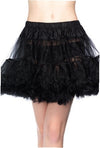 Layered Tulle Petticoat Black