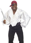 White Satin Pirate Shirt