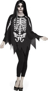 White Bones Skeleton Poncho