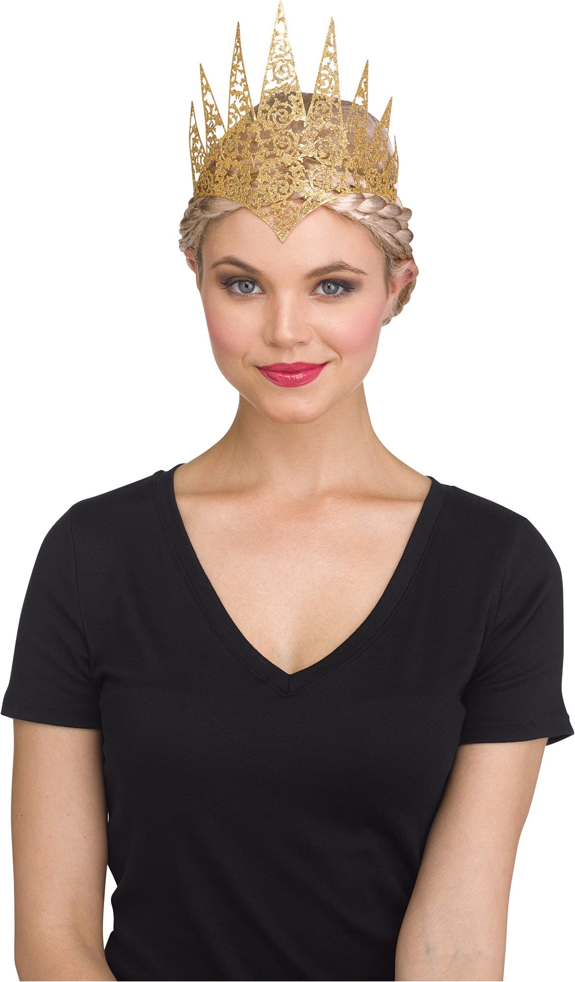 Gold Flexible Glitter Crown