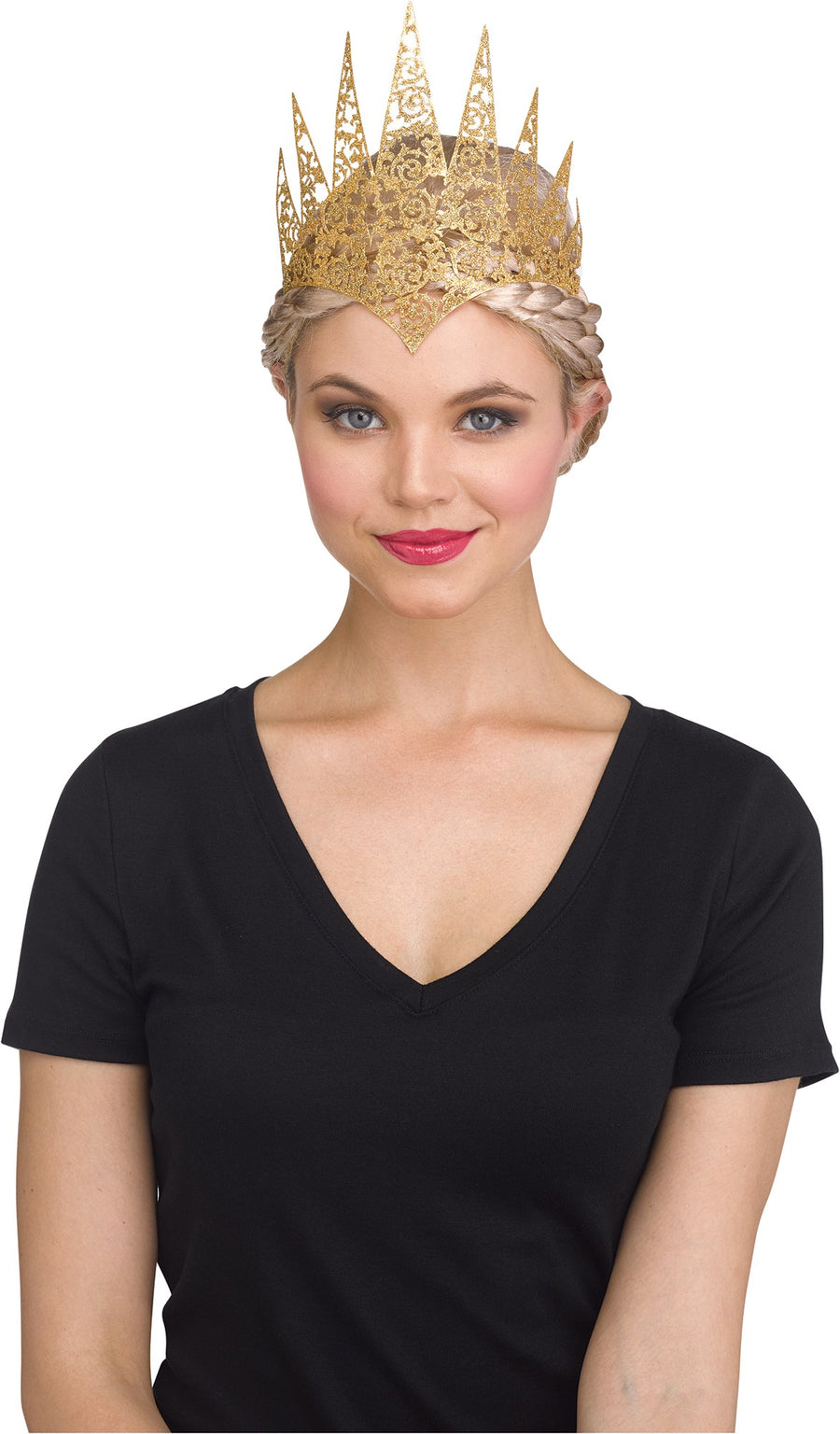 Gold Flexible Glitter Crown