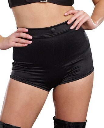 Hi Waist Shorts Black
