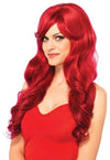 Long Wavy Wig Red