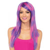 Long Striped Cheshire Cat Wig