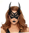 Glitter Devil Mask Black