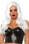 Long Wavy Wig White