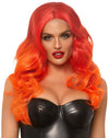 Ombre Long Wavy Wig Orange