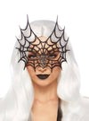 Glitter Die Cut Web Masquerade Mask