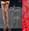 Lace Thigh Highs Red