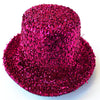 Mini Glitter Top Hat Hot Pink