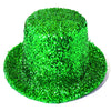 Mini Glitter Top Hat Green