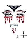 Vampire Adhesive Face Jewels Sticker