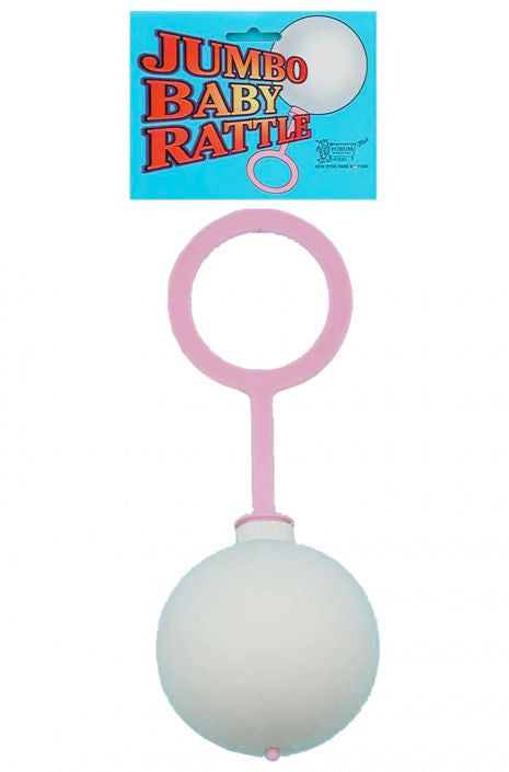 Jumbo Baby Rattle Pink