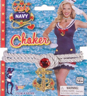 Lady in the Navy Choker