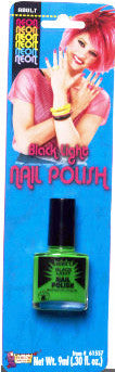 Black Light Nail Polish Green