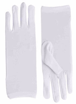 Short Dress Gloves White