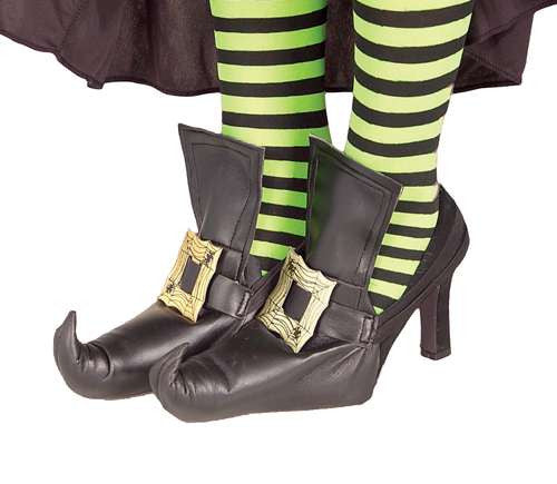 Witch Shoe Covers Gold
