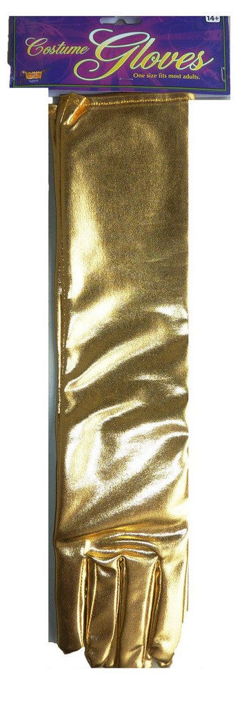 Gold Lame Gloves