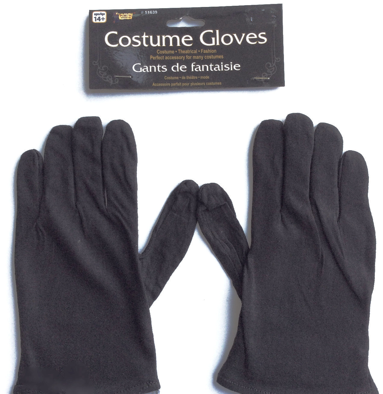 Theatrical Black Gloves