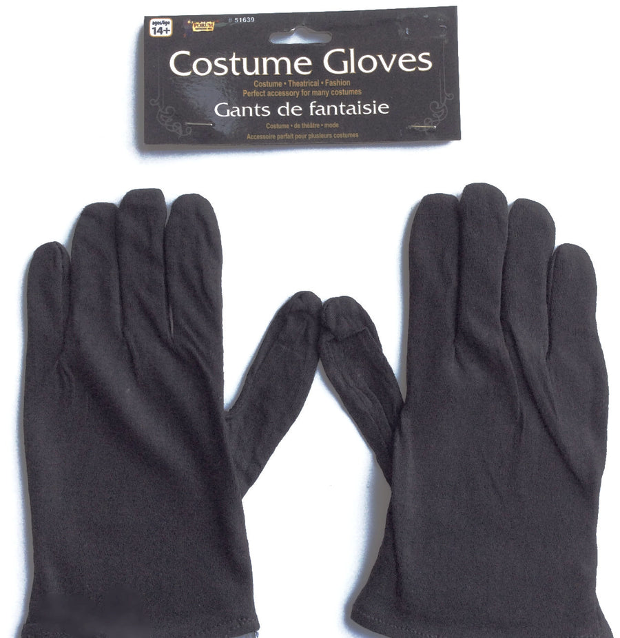 Theatrical Black Gloves
