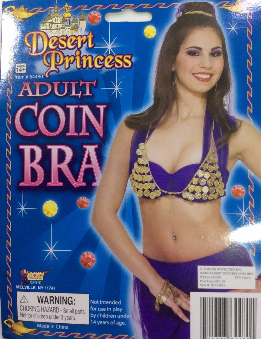 Desert Princess Coin Bra Gold
