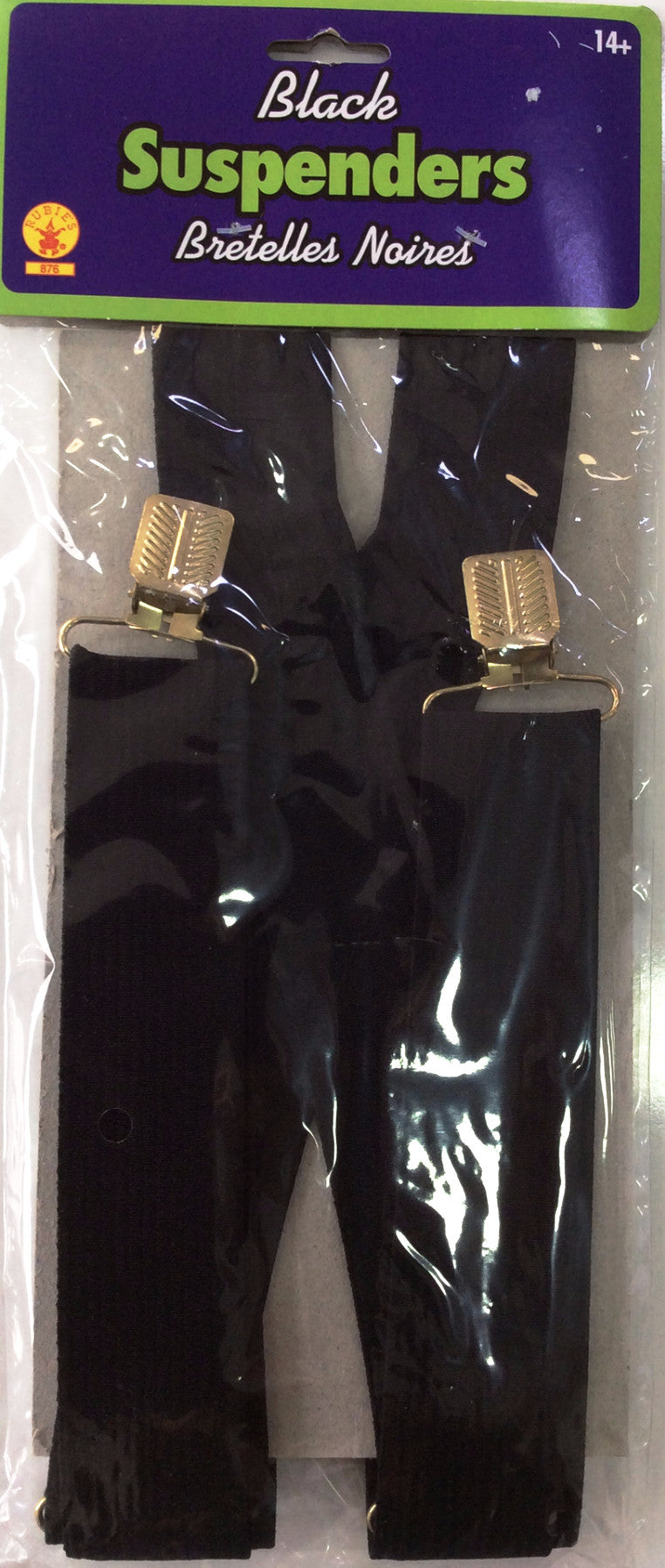 Clown Suspenders Black