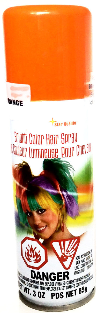 Bright Color Hairspray Orange