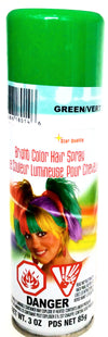 Bright Color Hairspray Green