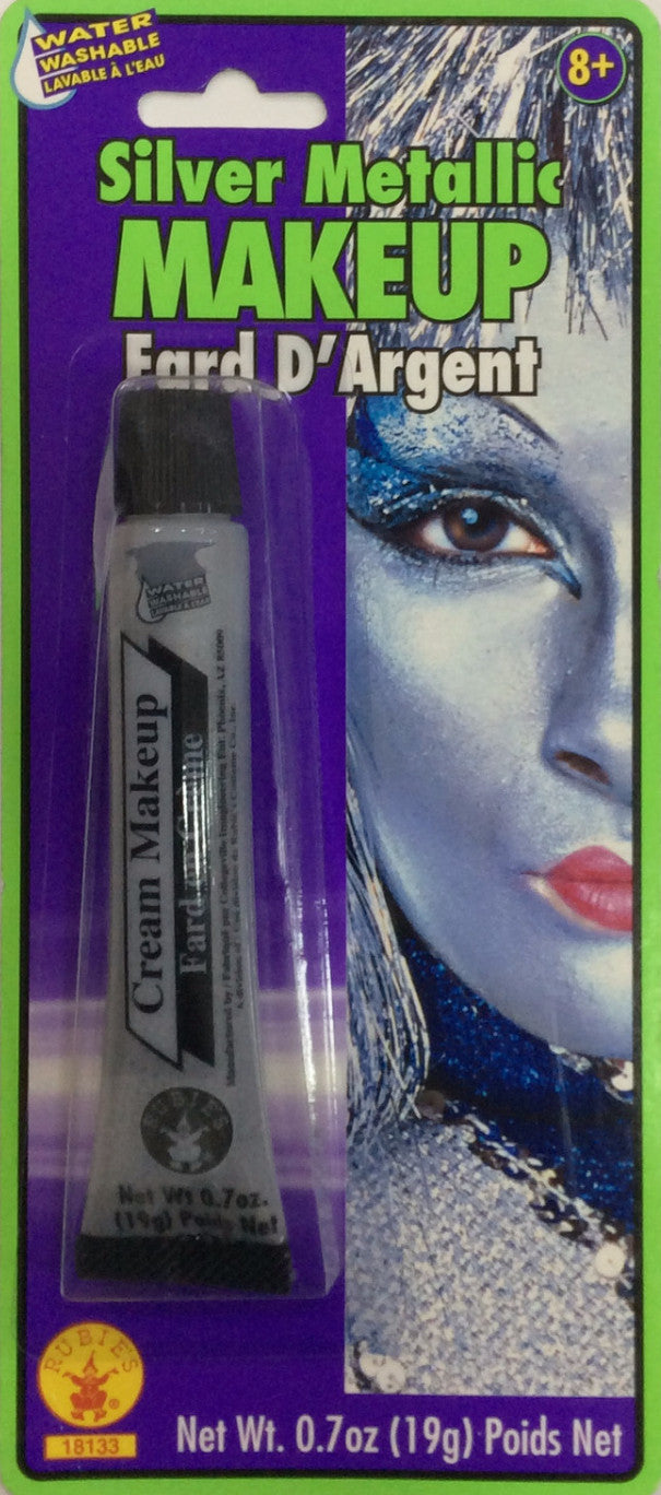 Silver Metallic Makeup Tube