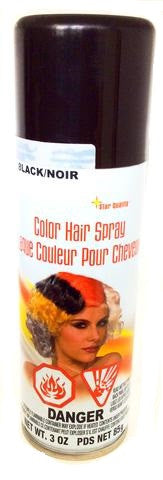 Bright Color Hairspray Black