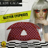 Lady Gaga Red Glitter Eyepieces