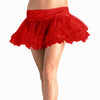 Lace Trimmed Petticoat Red