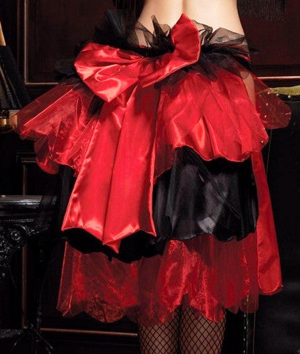 Satin and Organza Pin-On Bustle