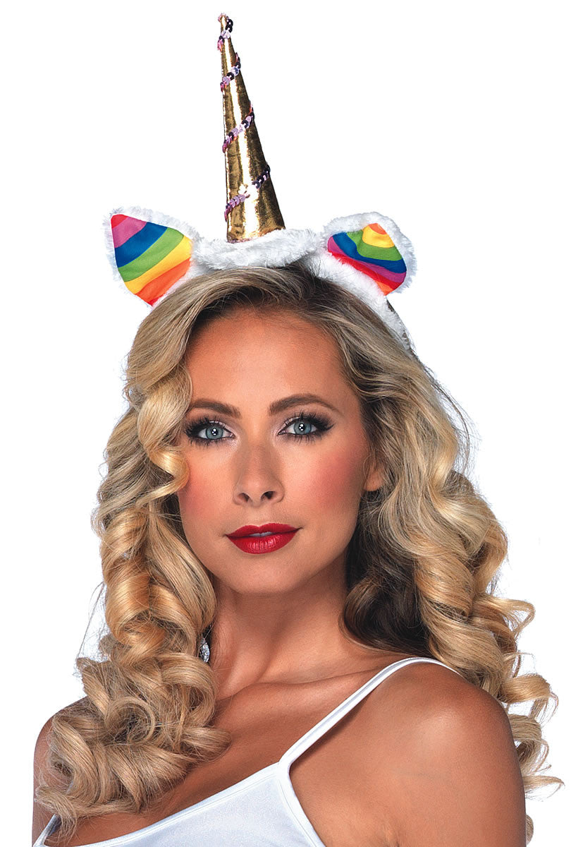 Rainbow Unicorn Headband