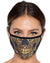 Metallic Gold Foil Skull Face Mask