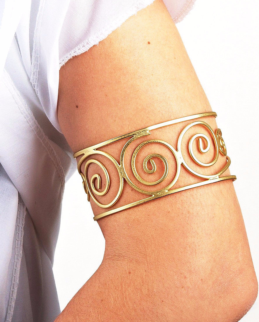 Spartan Queen Arm Cuff Gold