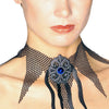 Fishnet Choker with Stones