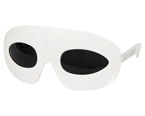 Lady Gaga Glasses White
