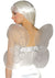 Chiffon Angel Wings White