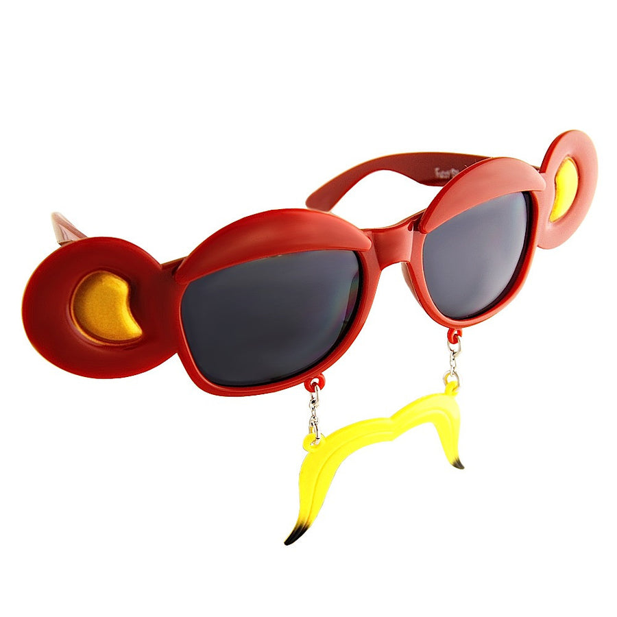 Monkey Banana Stache Furry Shades